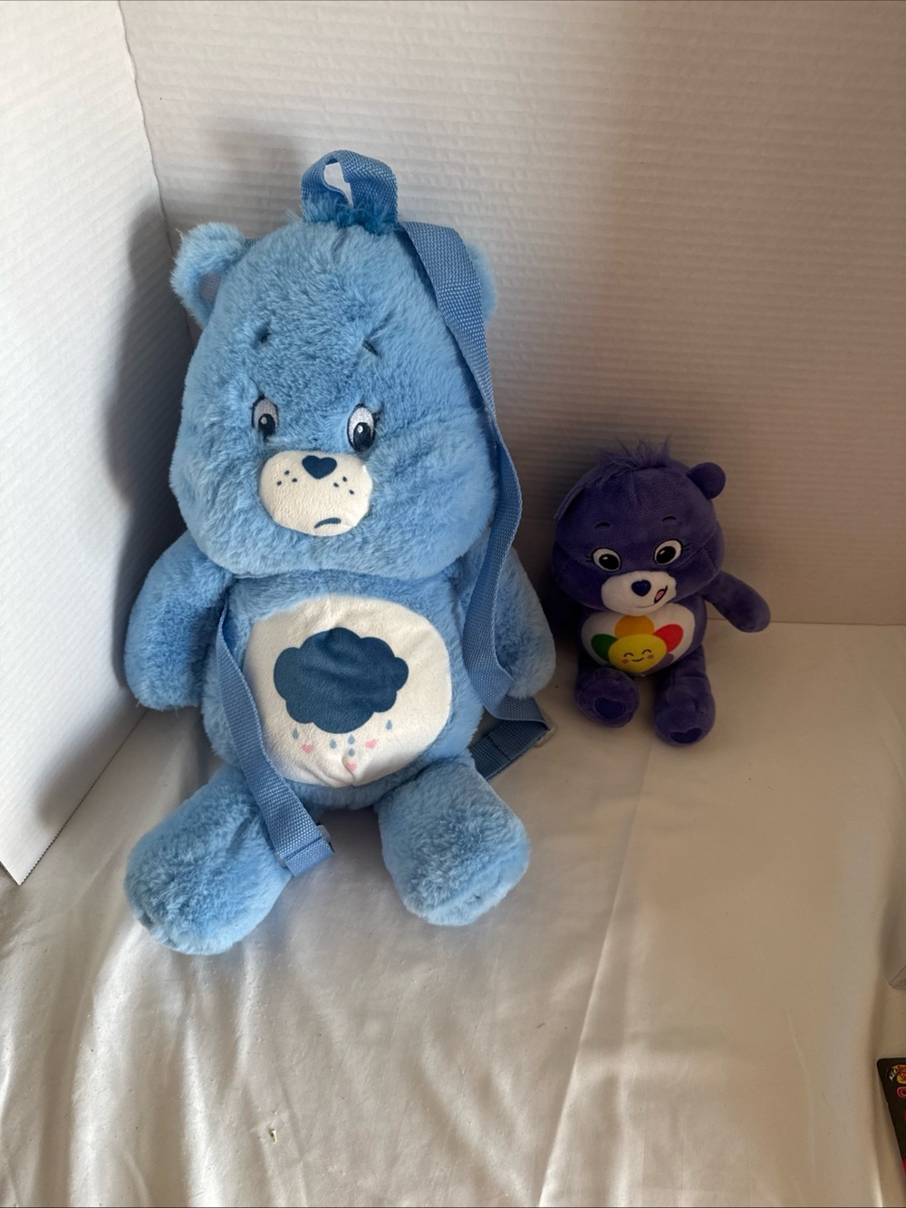 Care Bears Blue Plush Backpack - Blue Cloud Design